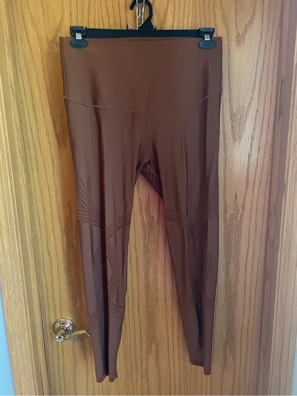 Fanka Body Sculpt Leggings, High-Waist, 2XL, Clove brown, full length - Picture 2 of 7